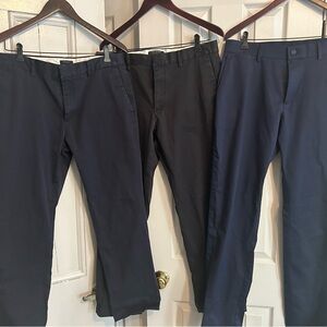 Banana Republic Men's Navy and Black Chinos